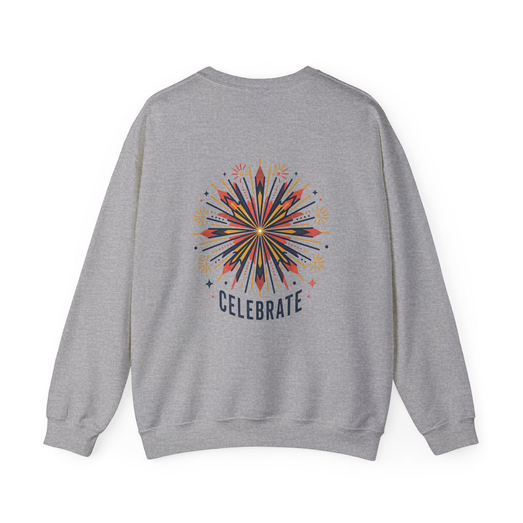 Fourth of July Crewneck Sweatshirt – "250 Years" Happy July 4th Patriotic Celebrate Pullover
